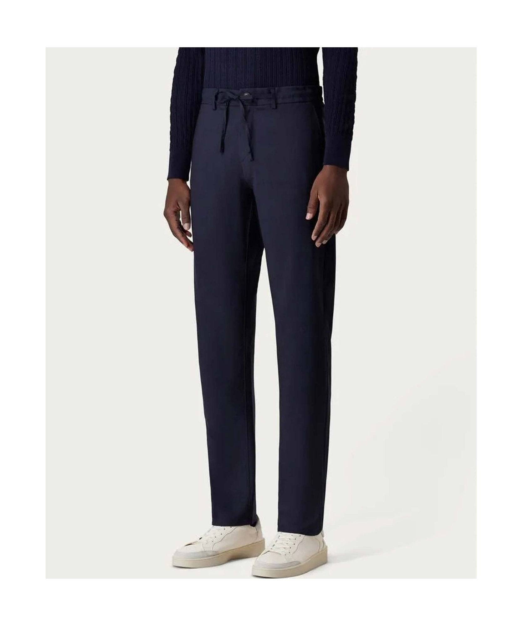 Canali Plain Formal Trousers In Black