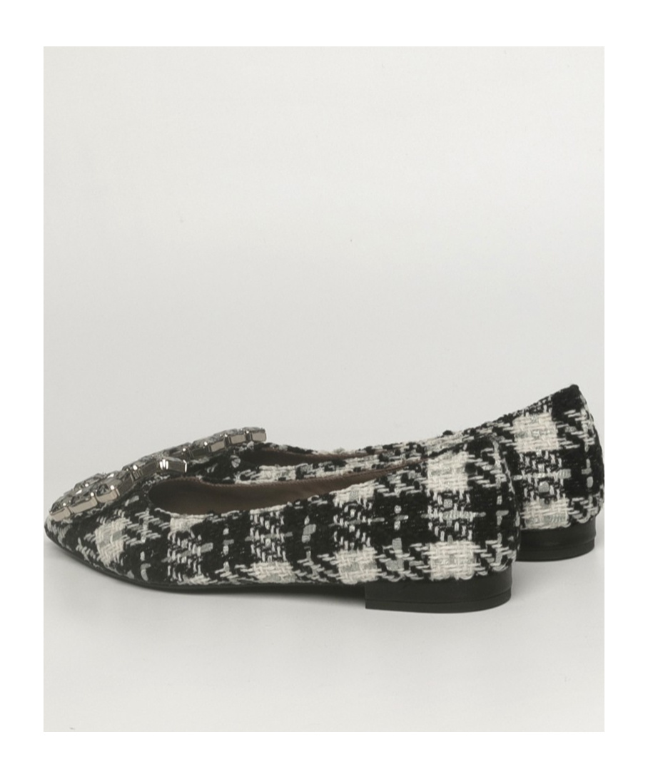 ROBERTO FESTA NUSA CHECKED FLATS 