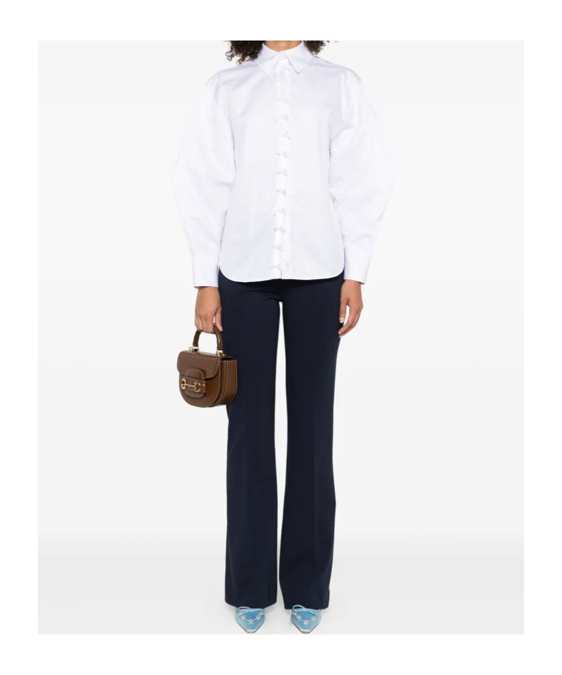 Pinko Flared Trousers In Black
