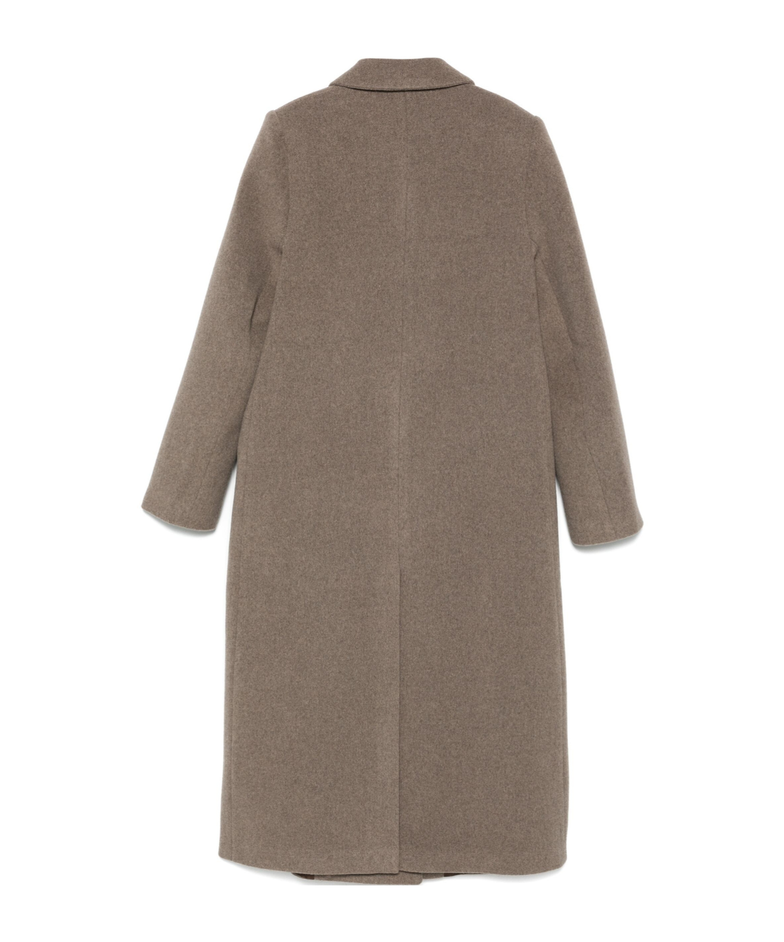 Samsoe & Samsoe Double-breasted Coat In Brown