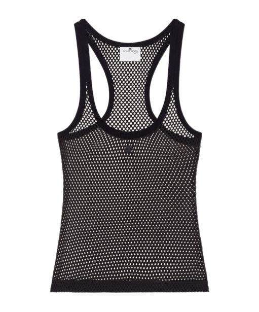 Shop Courrèges Scuba Top In Black
