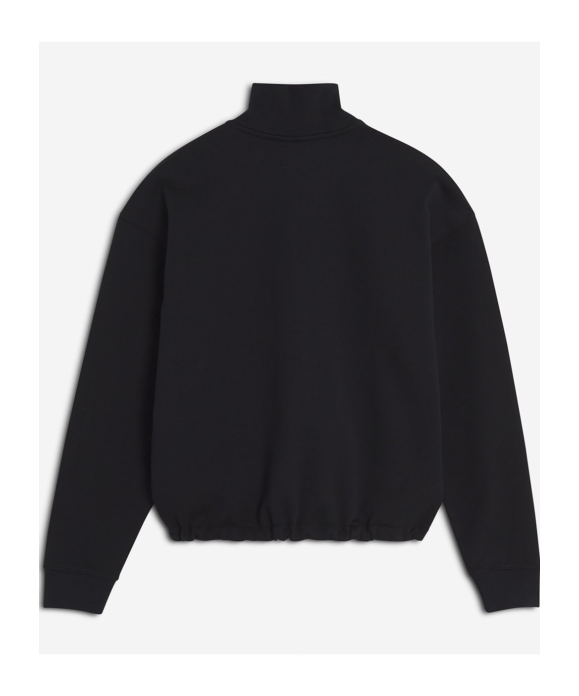 MAISON KITSUNÉ LOGO-PATCH ZIPPED SWEATSHIRT