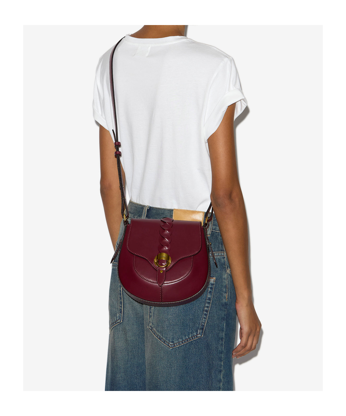 Isabel Marant Small Altay Crossbody Bags In Red