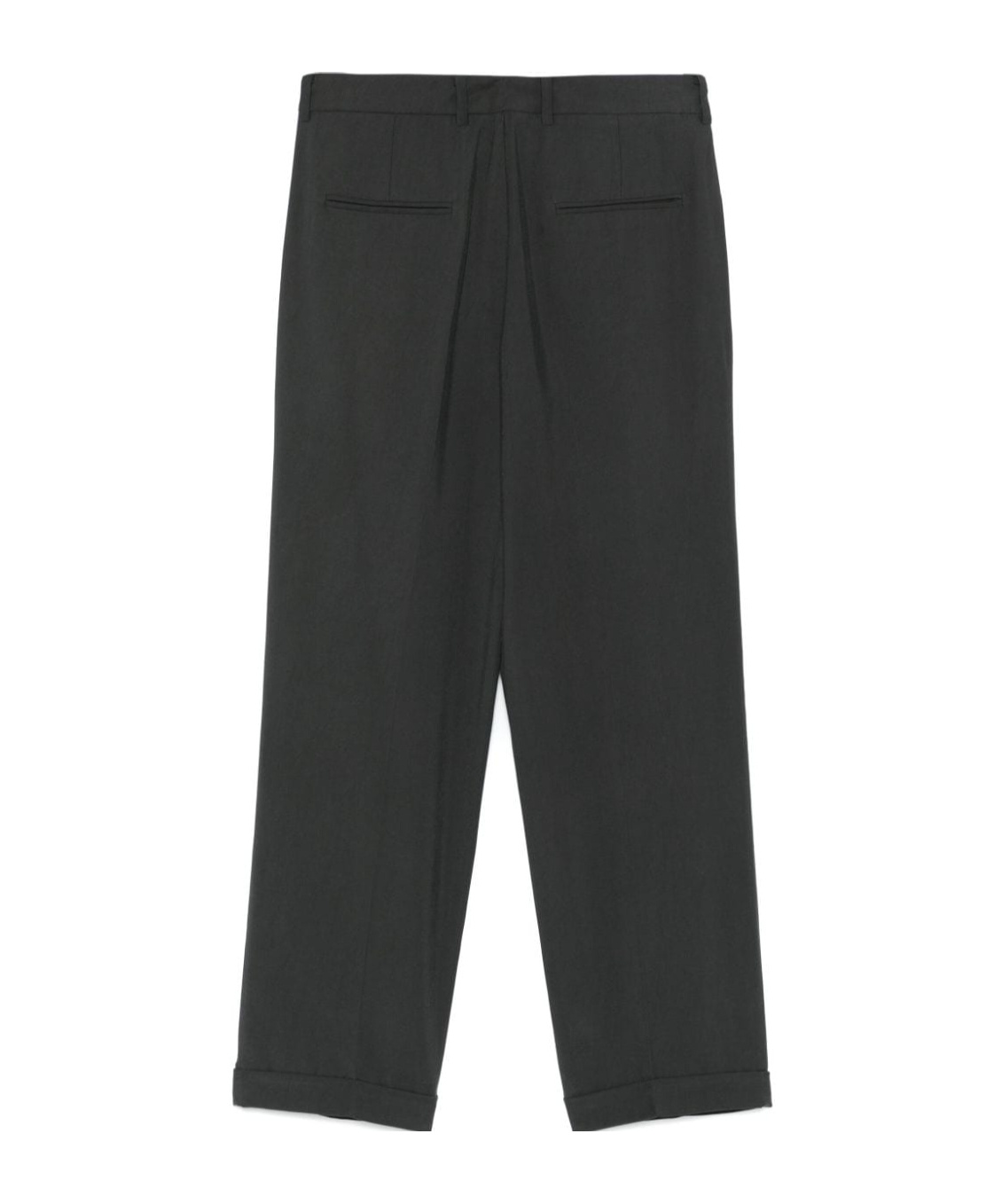 Tibi Belt-loop Casual Pants In Black