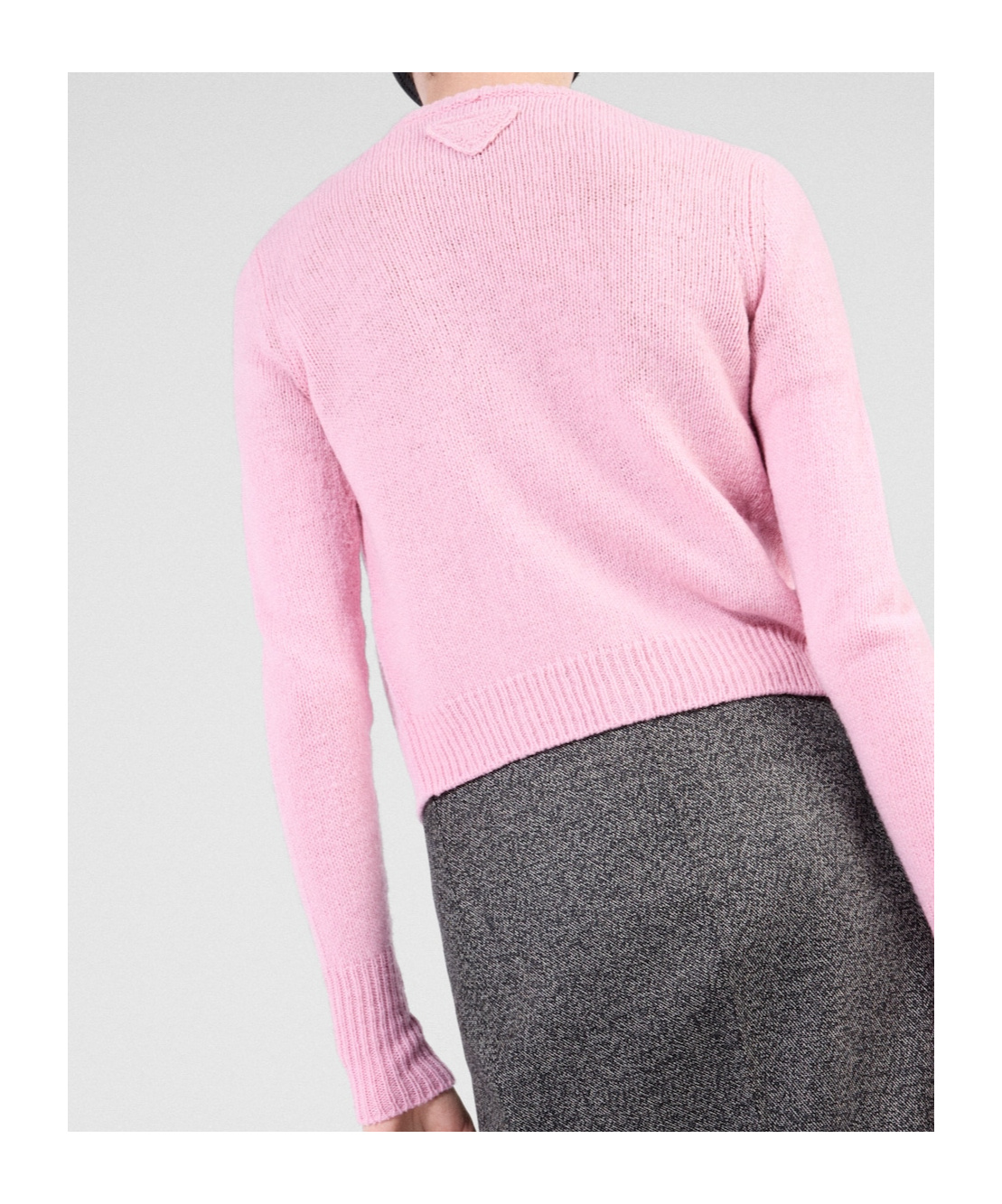 Prada Cashmere Cardigan In Pink