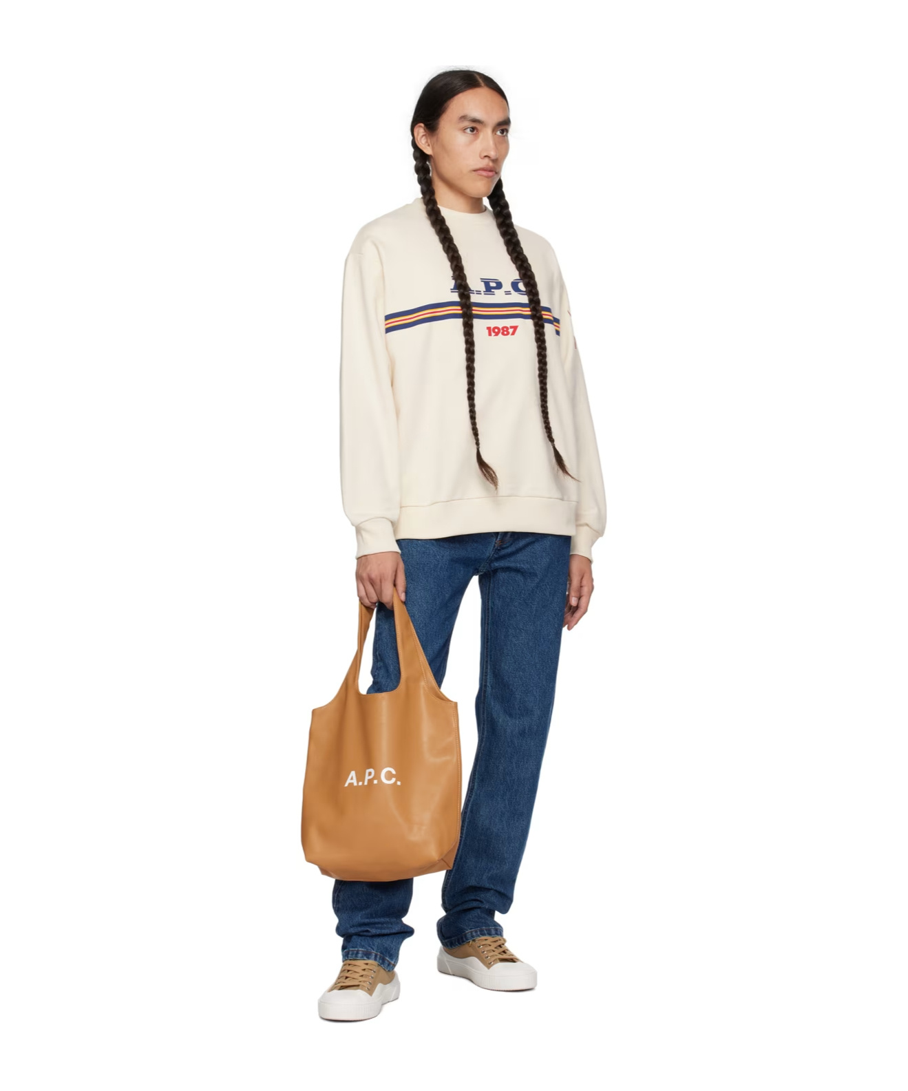 Apc Indigo New Standard Jeans In Blue