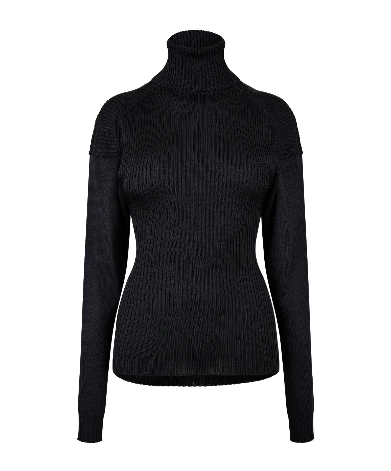 Bottega Veneta Simple Knitted Sweater In Black