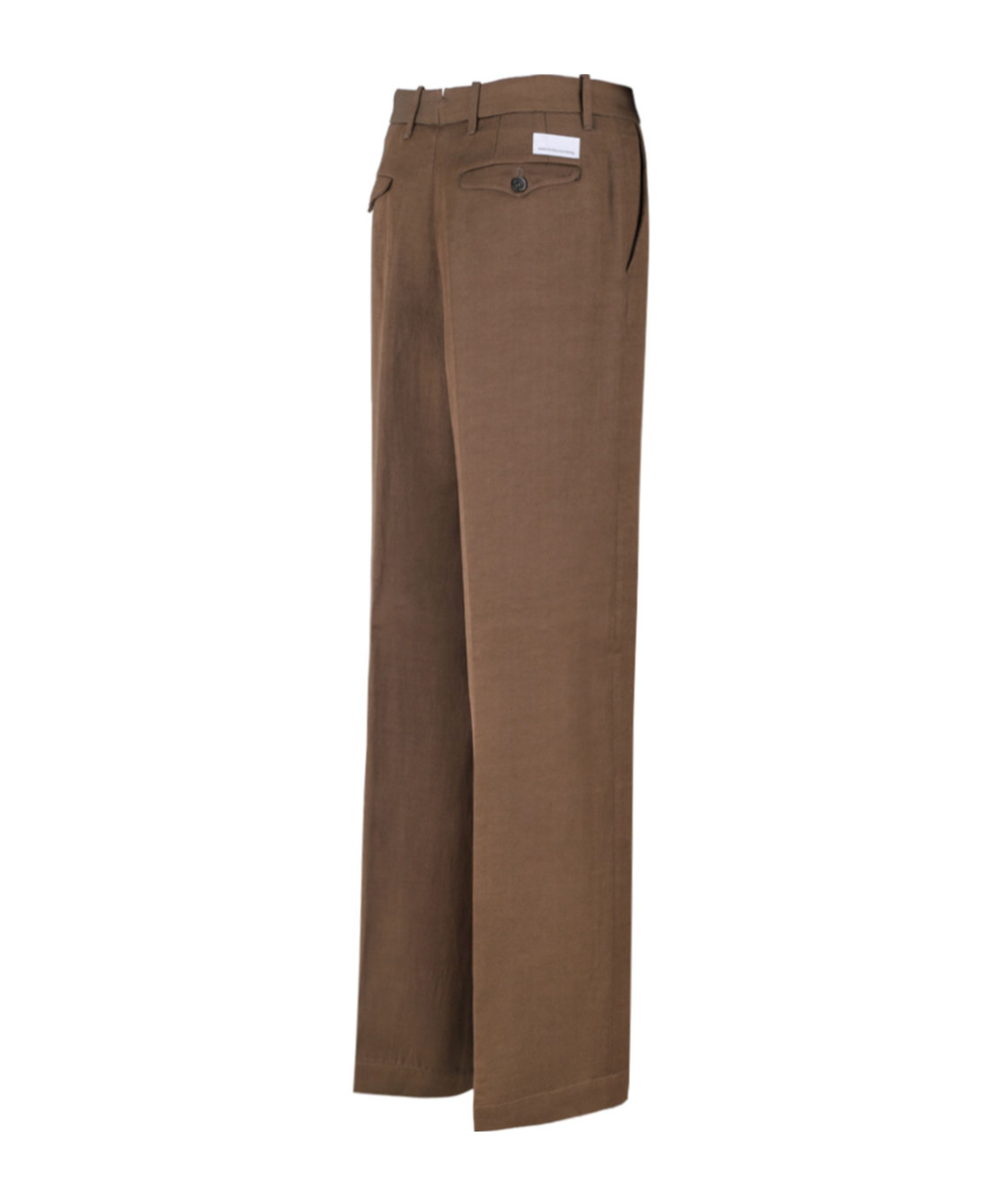 Shop Nine In The Morning Pressed-crease Trousers