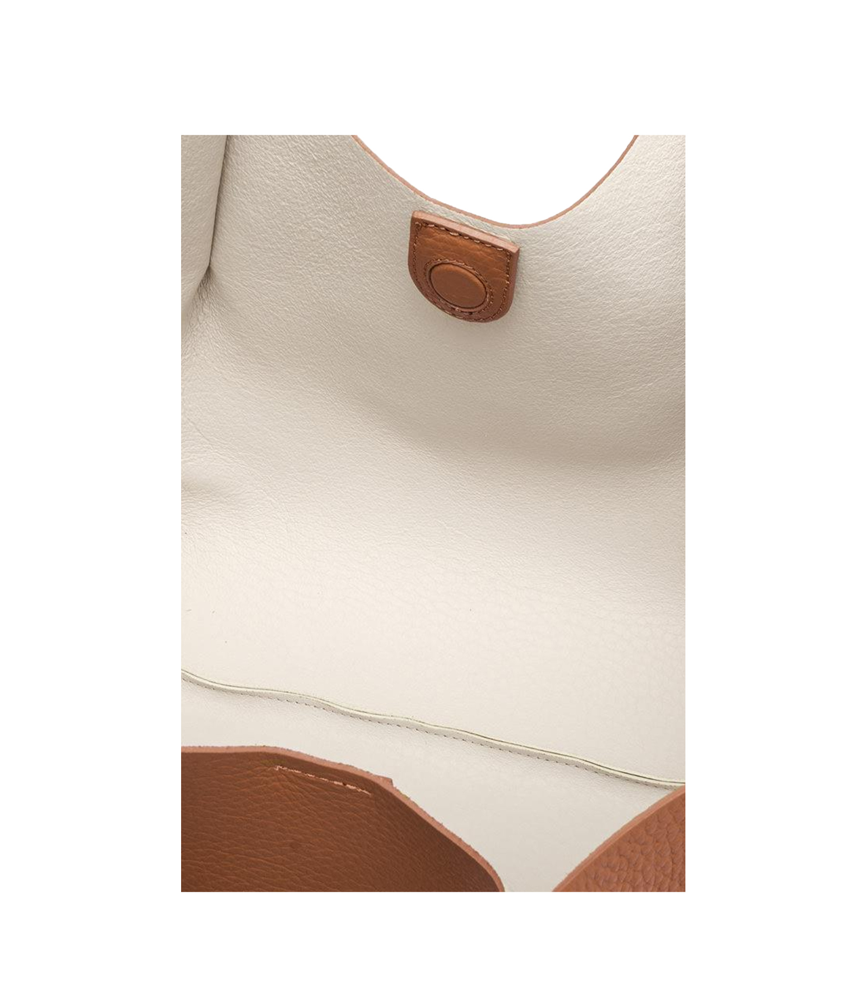 Gianni Chiarini Dua Bag In Brown Double Grain Maxi Leather In Brown