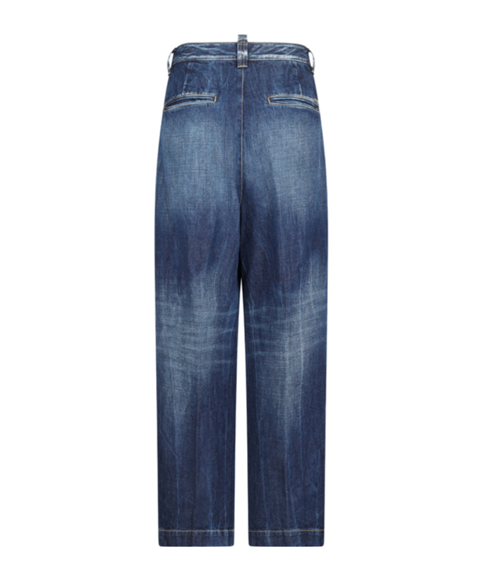 DSQUARED2 PLEAT-DETAIL JEANS