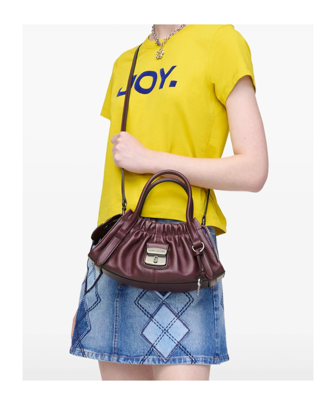 Marc Jacobs The Small Satchel Shoulder Bag In Purple