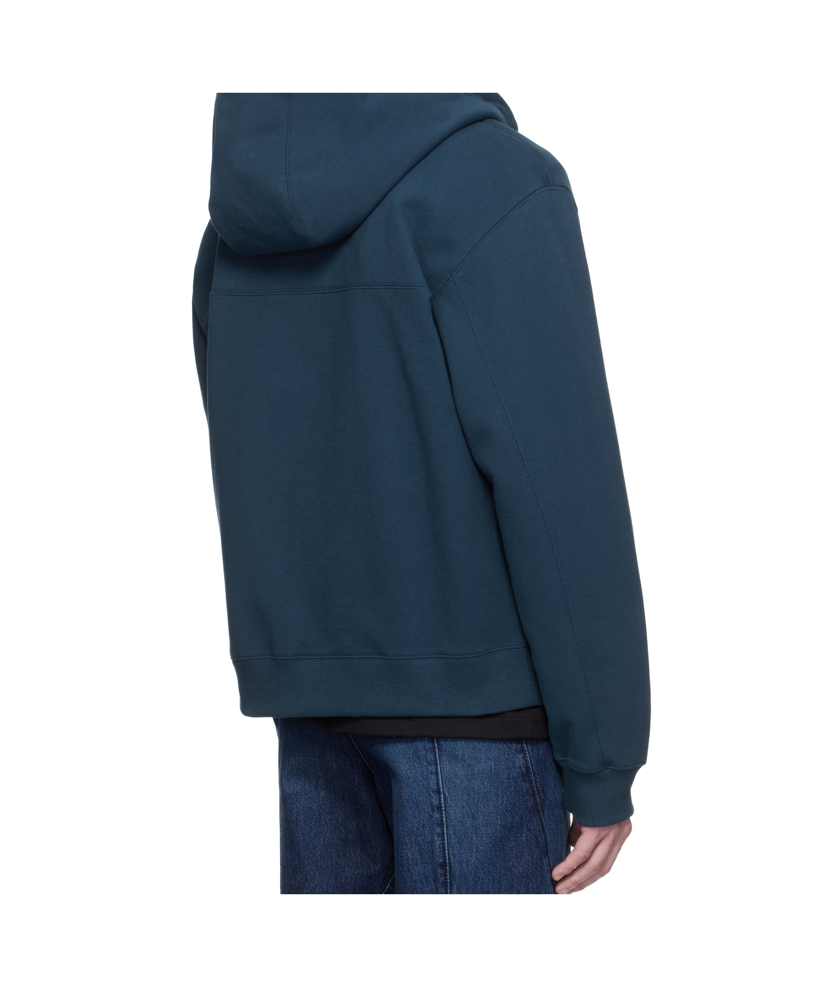 Ader Error Long Sleeve Hoodie In Navy Blue