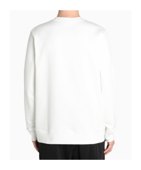 Y-3 Reflective-logo Cotton Sweatshirt In White