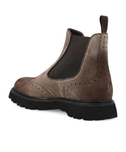 Doucal's Round-toe Slip-on Boots In Black