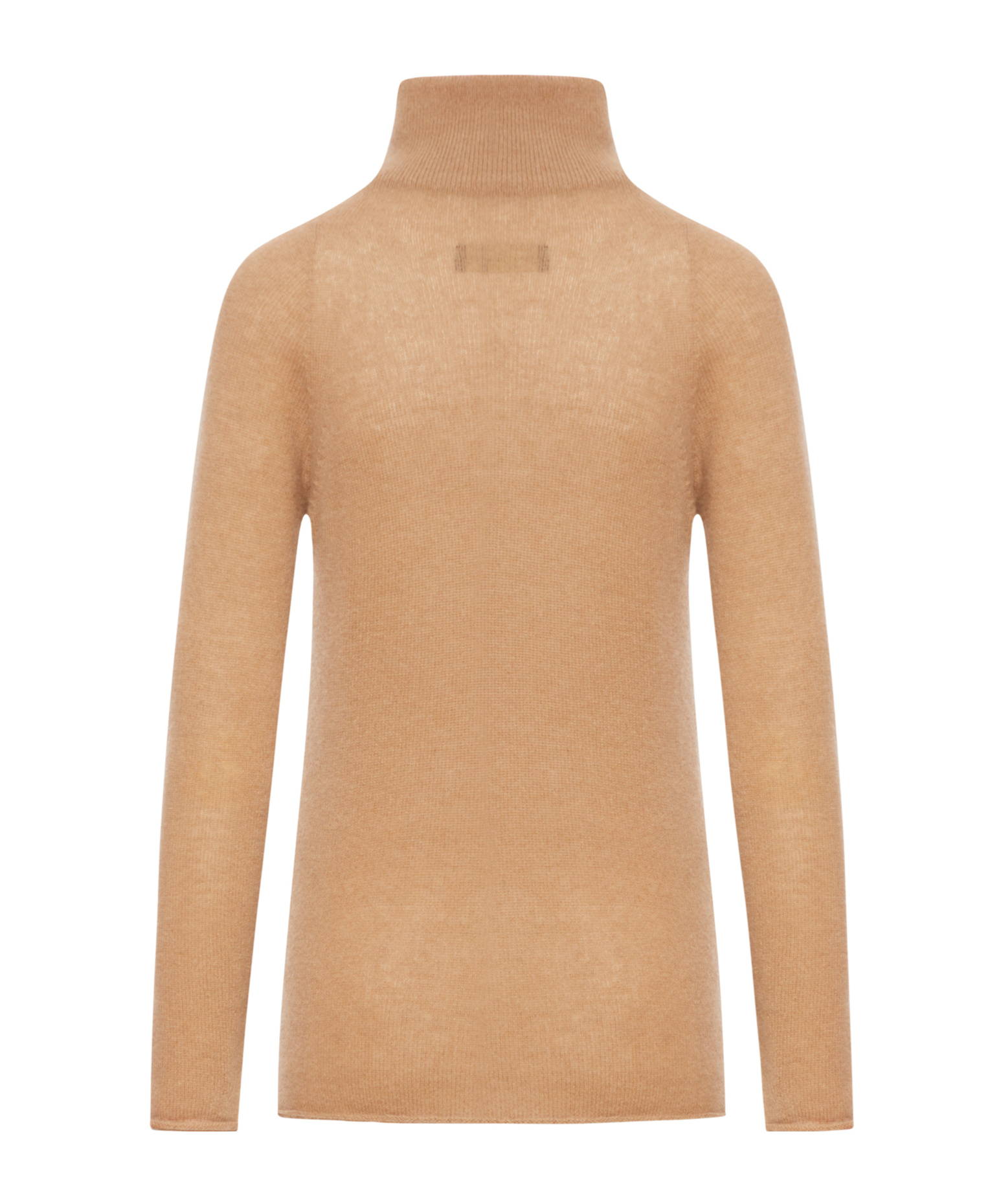 Roberto Collina Turtleneck Long Sleeve Sweater In Brown