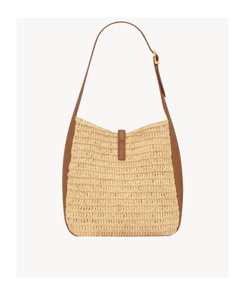 Saint Laurent Small Single Strap Shoulder Bag In Light Brown/brick Color