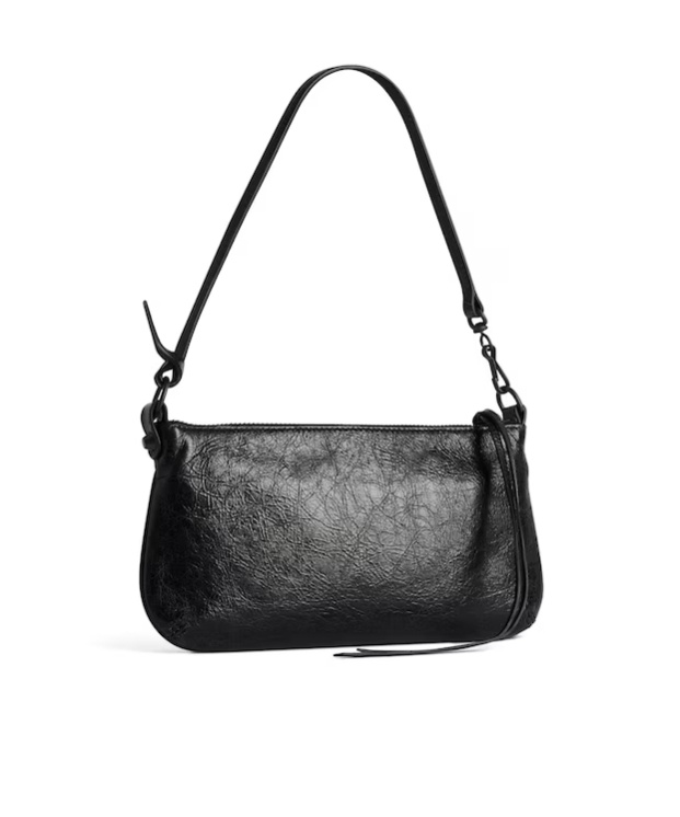 Balenciaga Women's Le City Pouch On Strap In Black In Black