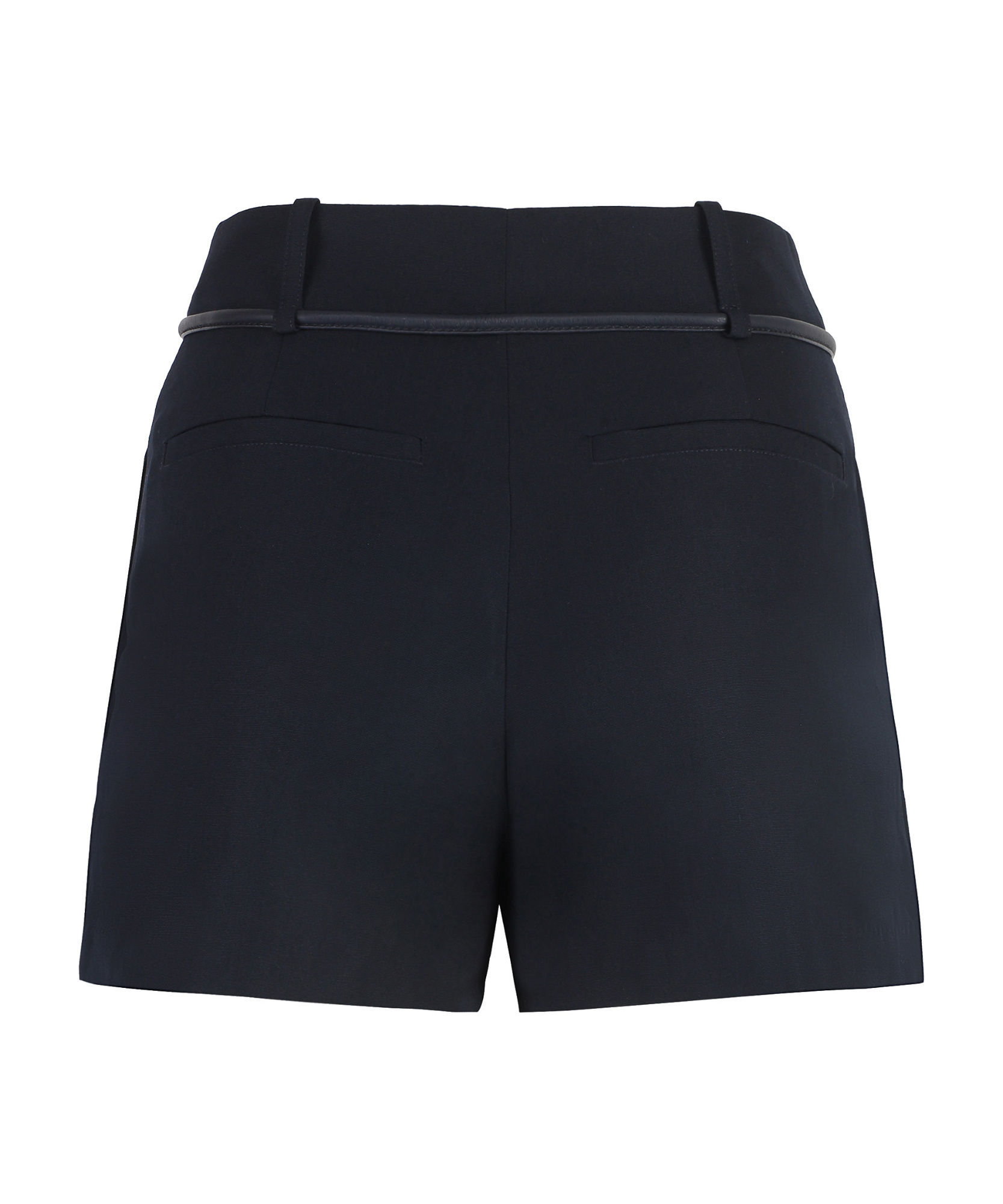 Shop Yves Salomon High-waist Shorts In Black
