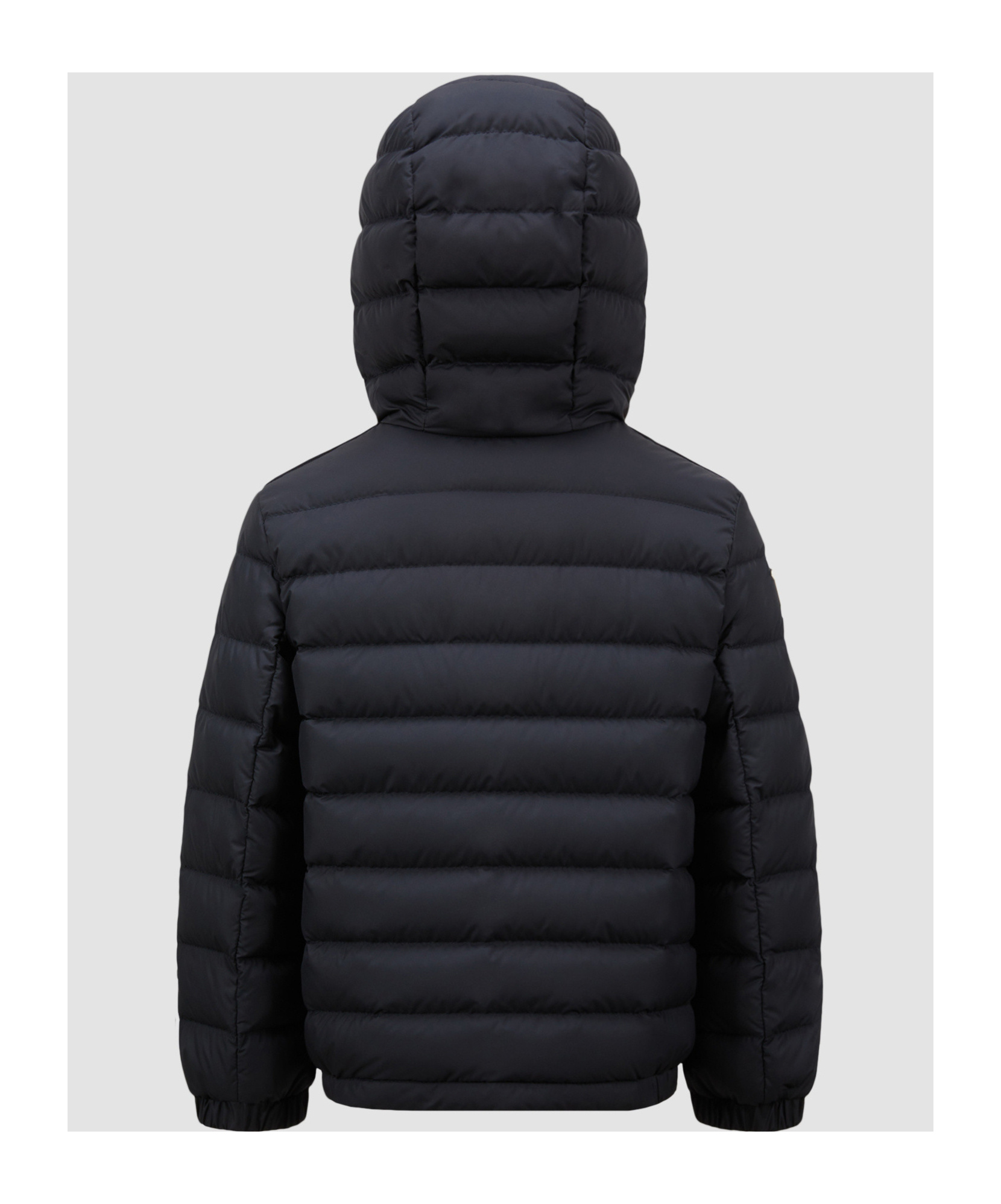 Moncler Long-sleeved Down Jacket In Blue