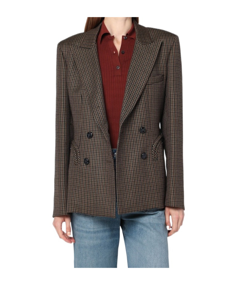 Blazé Milano Double Breasted Wool Blazer