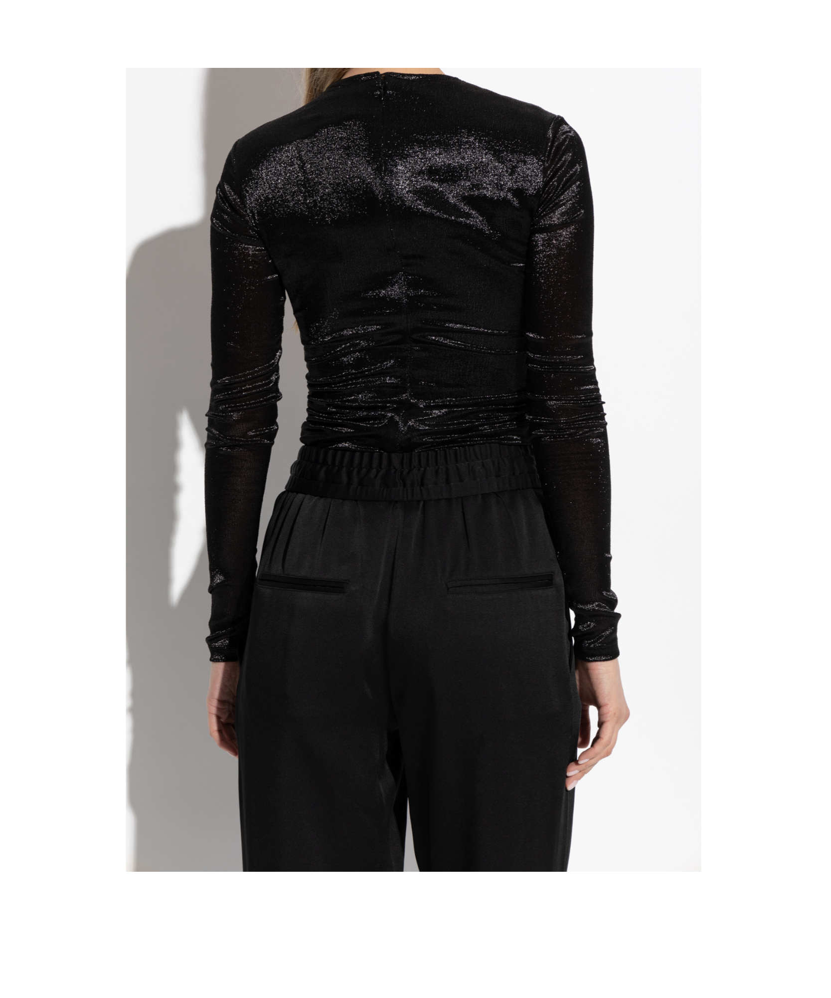 Isabel Marant Long-sleeved Top In Black