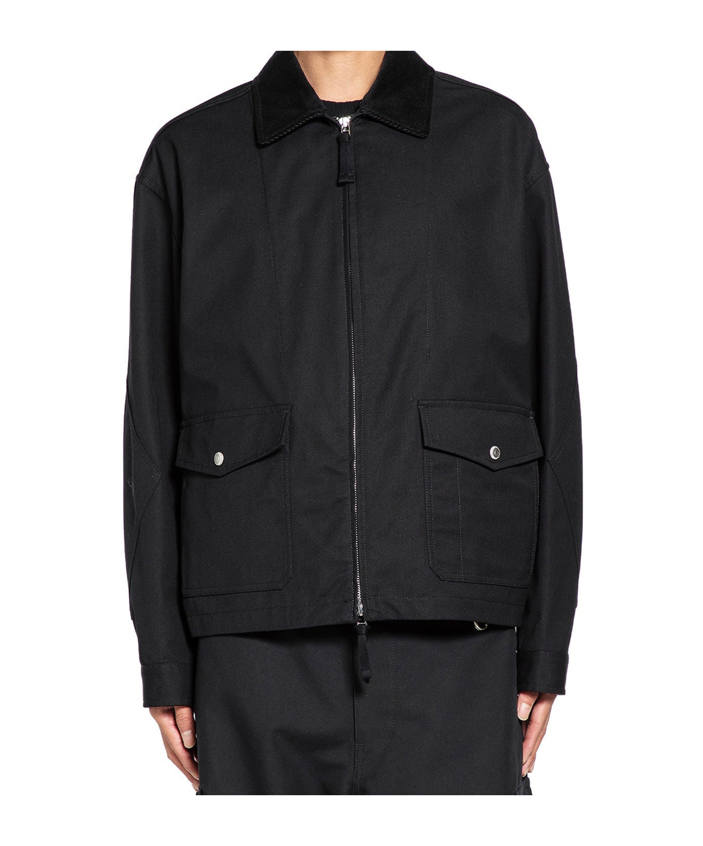 Comme Des Garçons Long Sleeve Casual Jacket In Black
