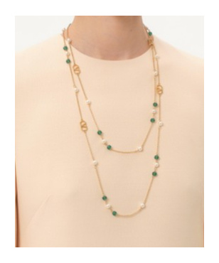 Valentino Vlogo Necklace In Gold