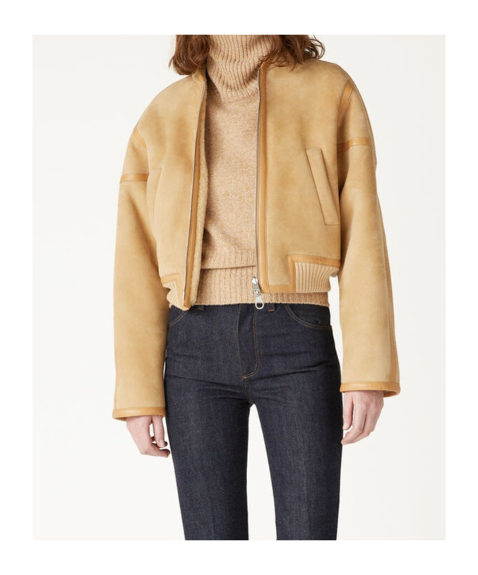 Shop Loro Piana Irwin Bomber Jacket In Nude