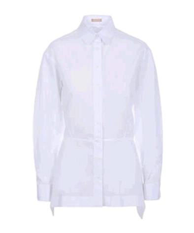 Alaïa Long Sleeve Shirt In White