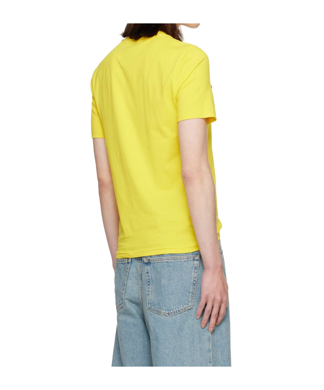 Moschino Yellow Printed T-shirt In Yellow