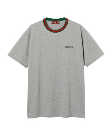 Gucci Short-sleeved T-shirt In Gray
