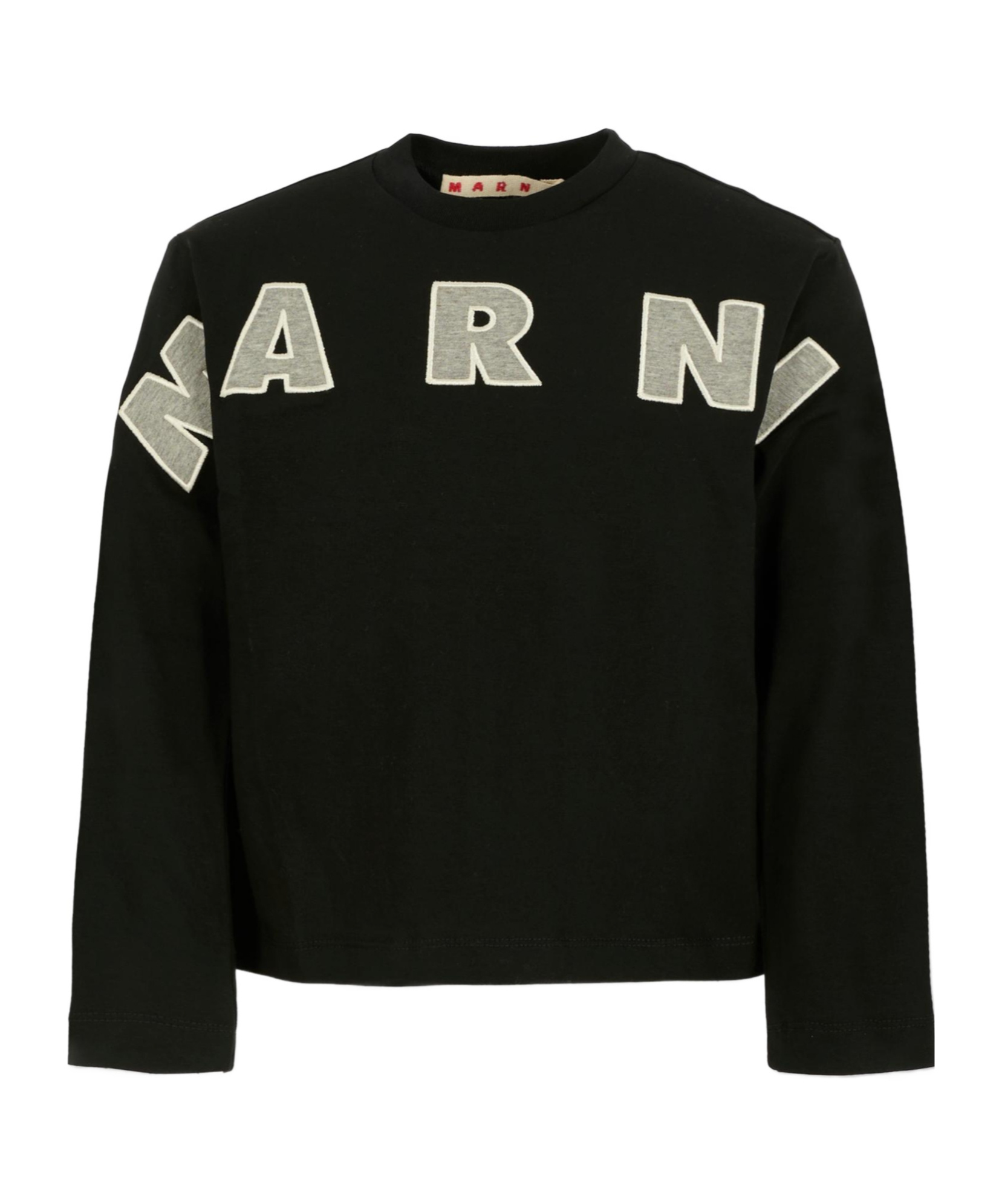 Marni Long-sleeved T-shirt In Black