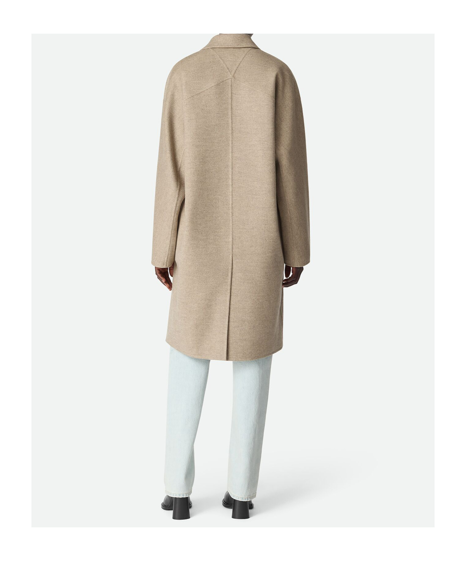 Bottega Veneta Wool And Cashmere Coat In Brown