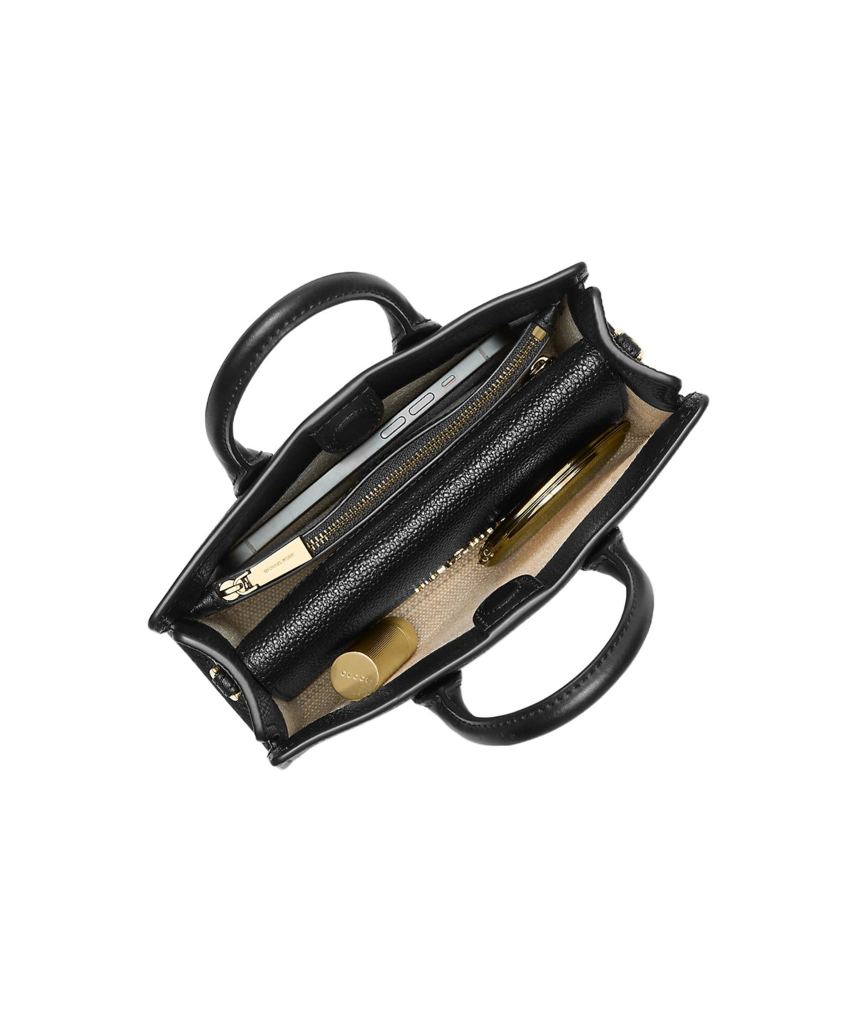 Michael Kors Double-handle Cross-body Bag In Black