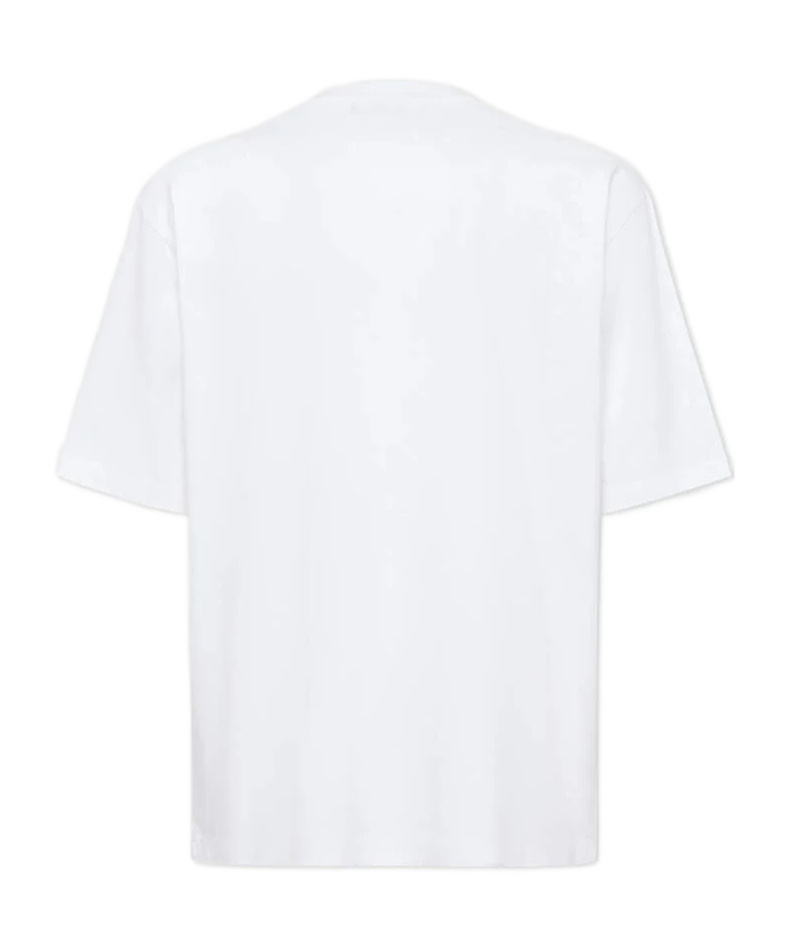 Dsquared2 Graphic Logo Oversized T-shirt In White