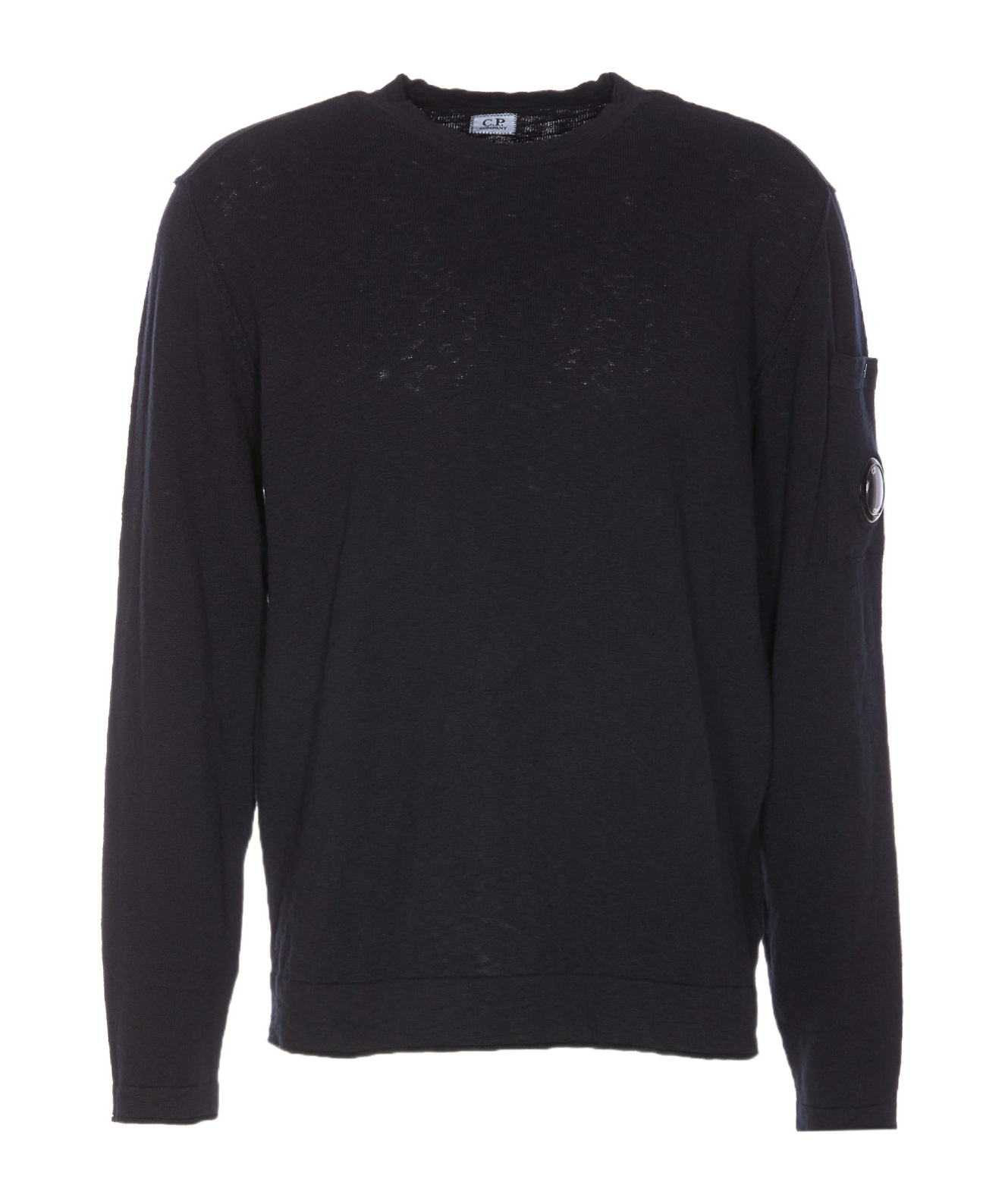 C.p. Company Cotton Crewneck Sweatshirt In Black