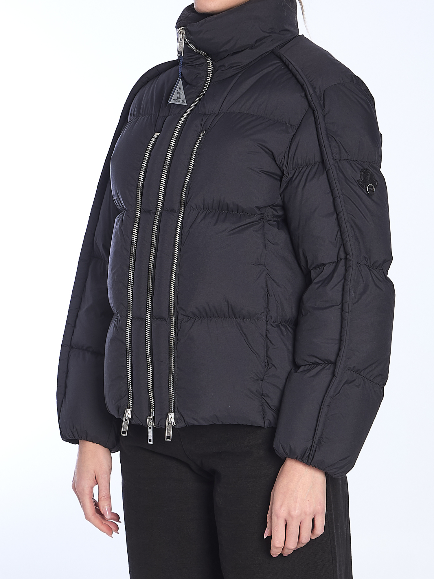 Moncler Long-sleeved Cotton Clothes In Black