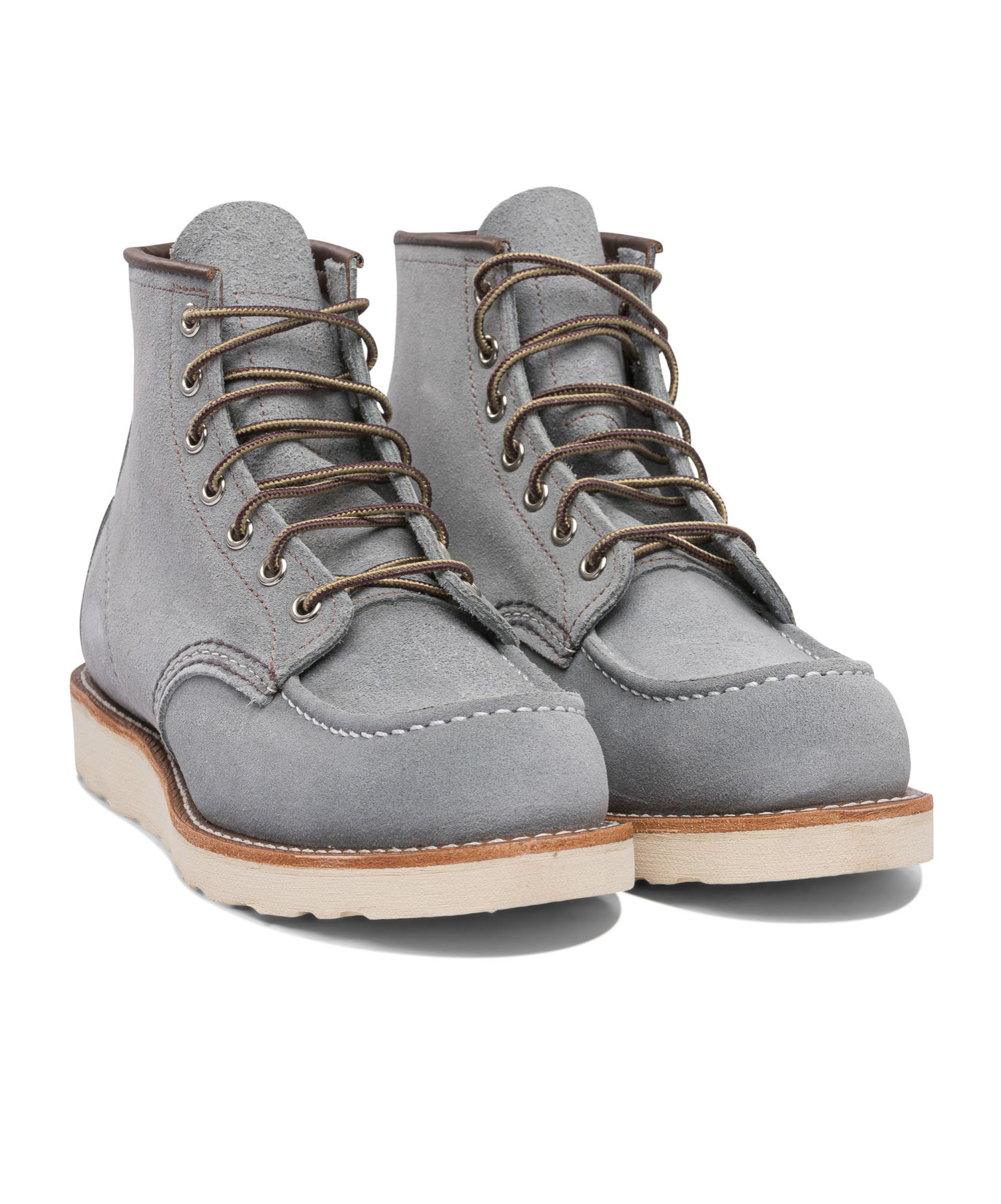 Red Wing Shoes 8800 Classic Moc Suede Boots In Grey