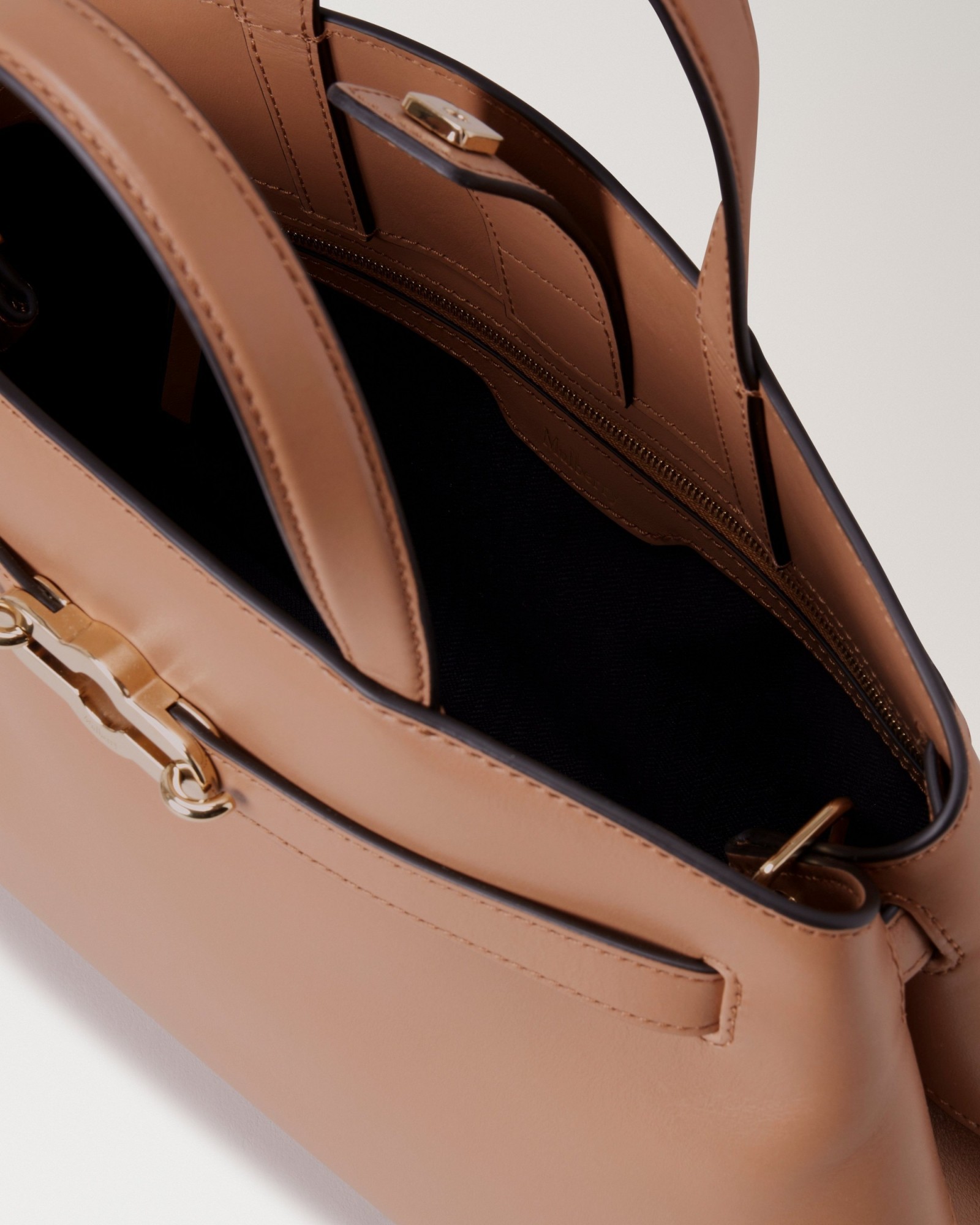 Mulberry 'pimlico Small' Beige Handbag With Adjustable And Removable Shoulder Strap In Leather Woman In Brown