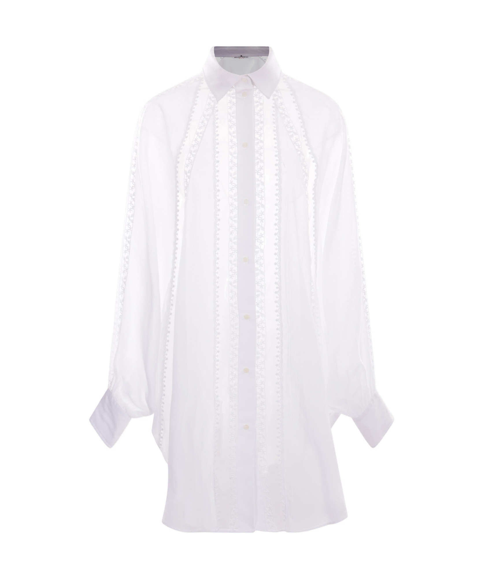 Ermanno Scervino Long-sleeved Shirt In White