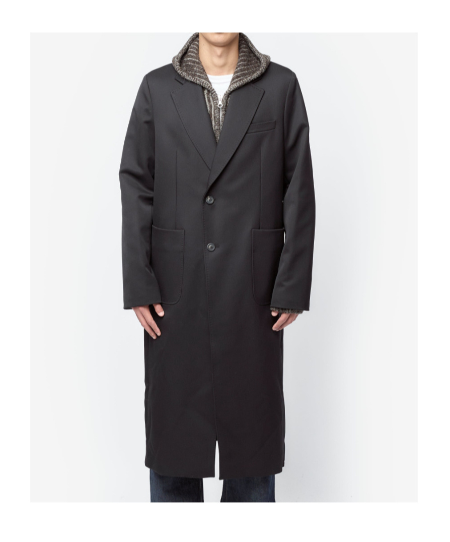 Our Legacy Technical Fabric Coat In Black
