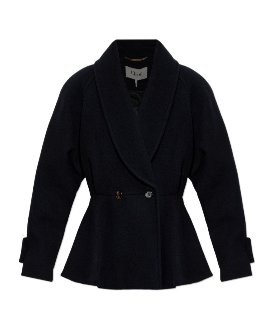 Chloé Double-breasted Jacket In Black