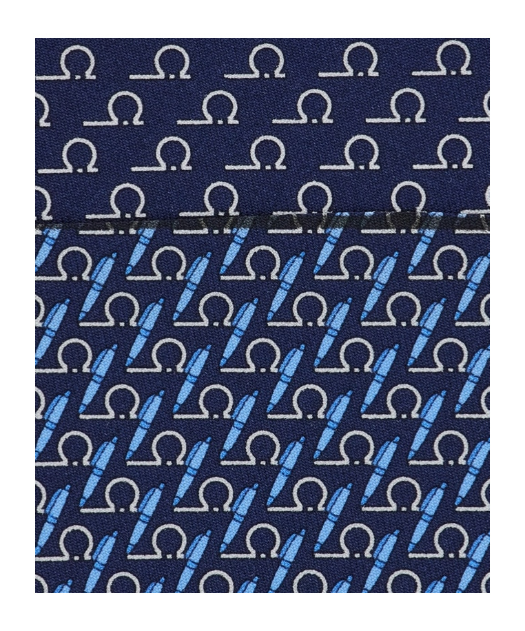 Ferragamo Writer Print Silk Tie