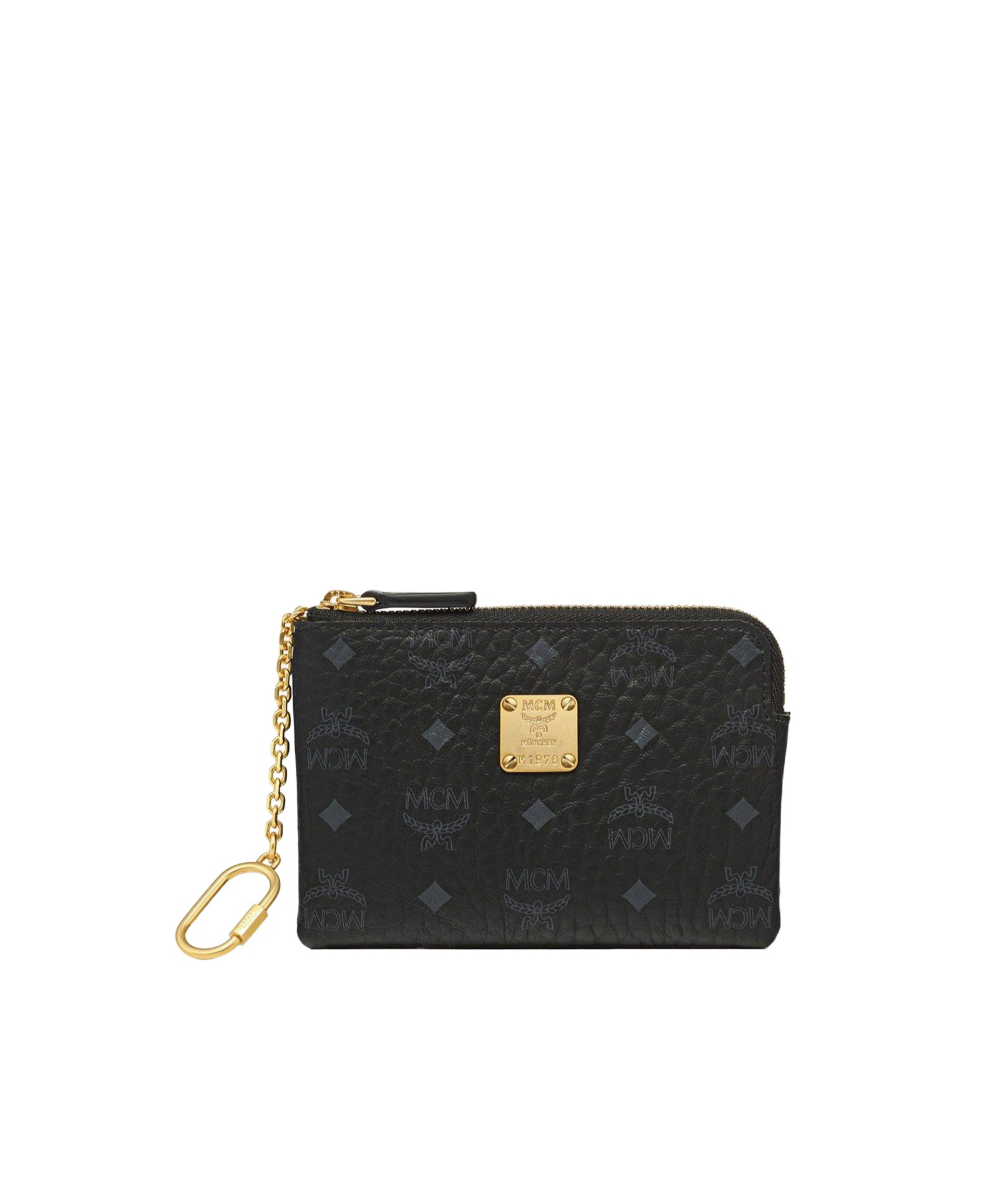 Shop Mcm Aren Card Pouch In Visetos