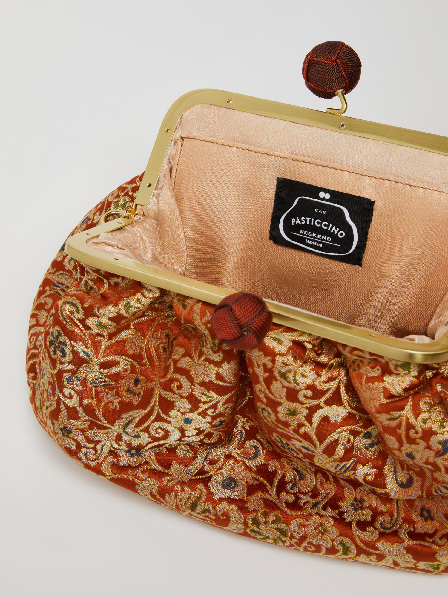 Weekend Max Mara Medium Logo Pasticcino Bag In Brown