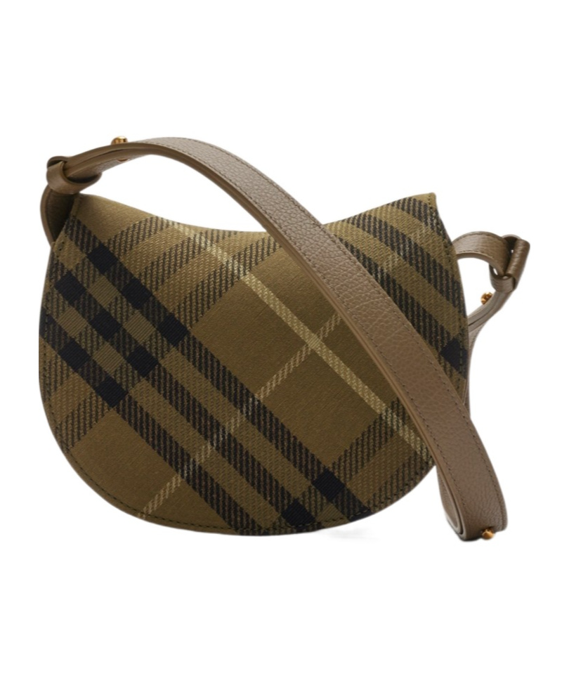 Burberry Brown And Black Rocking Horse Shoulder Bab In Brown