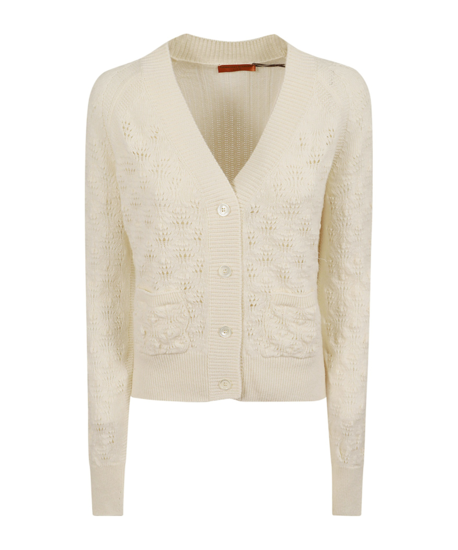 Ermanno Scervino Long-sleeve Cardigan In White
