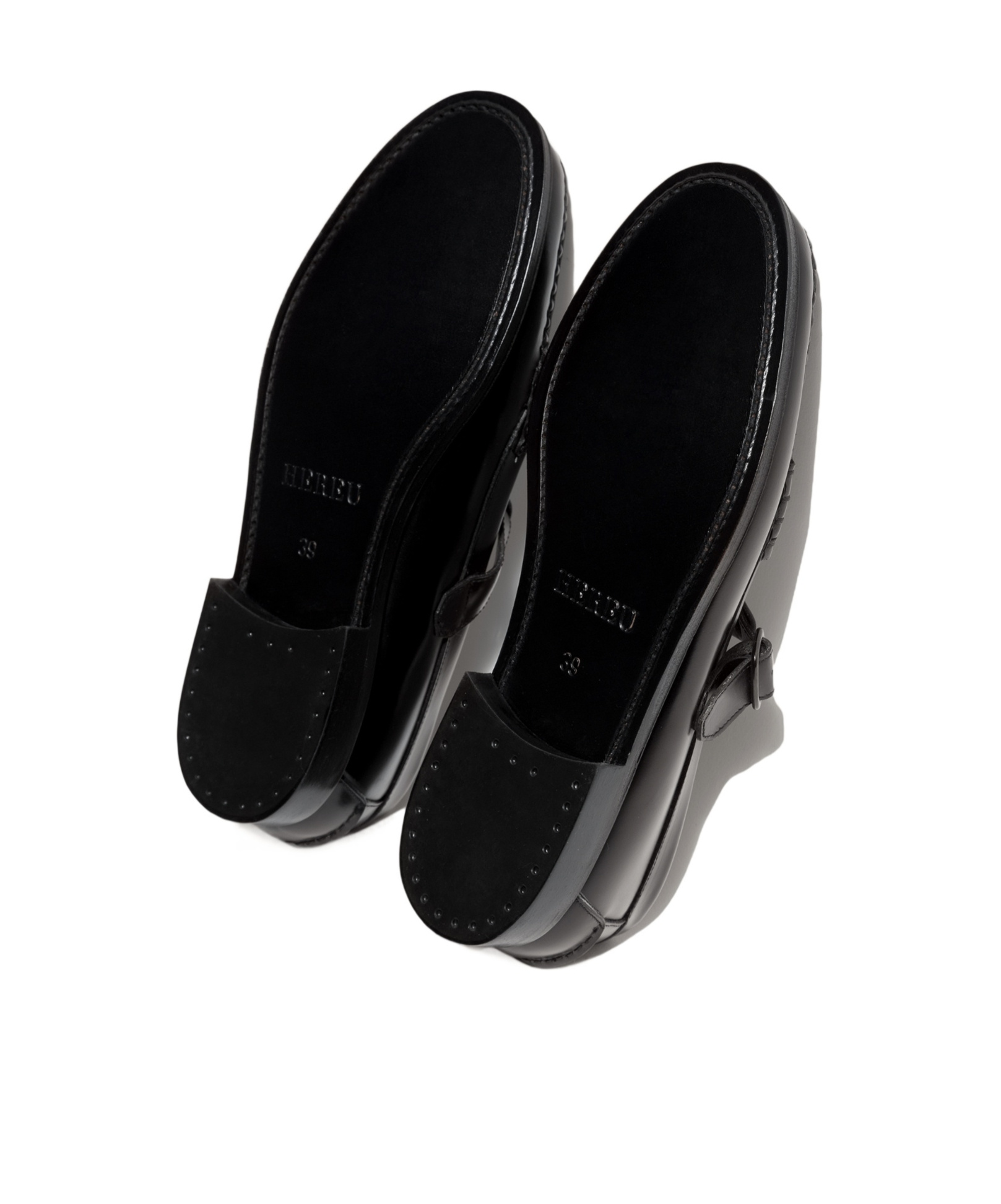 Hereu Alber Leather Loafers In Black