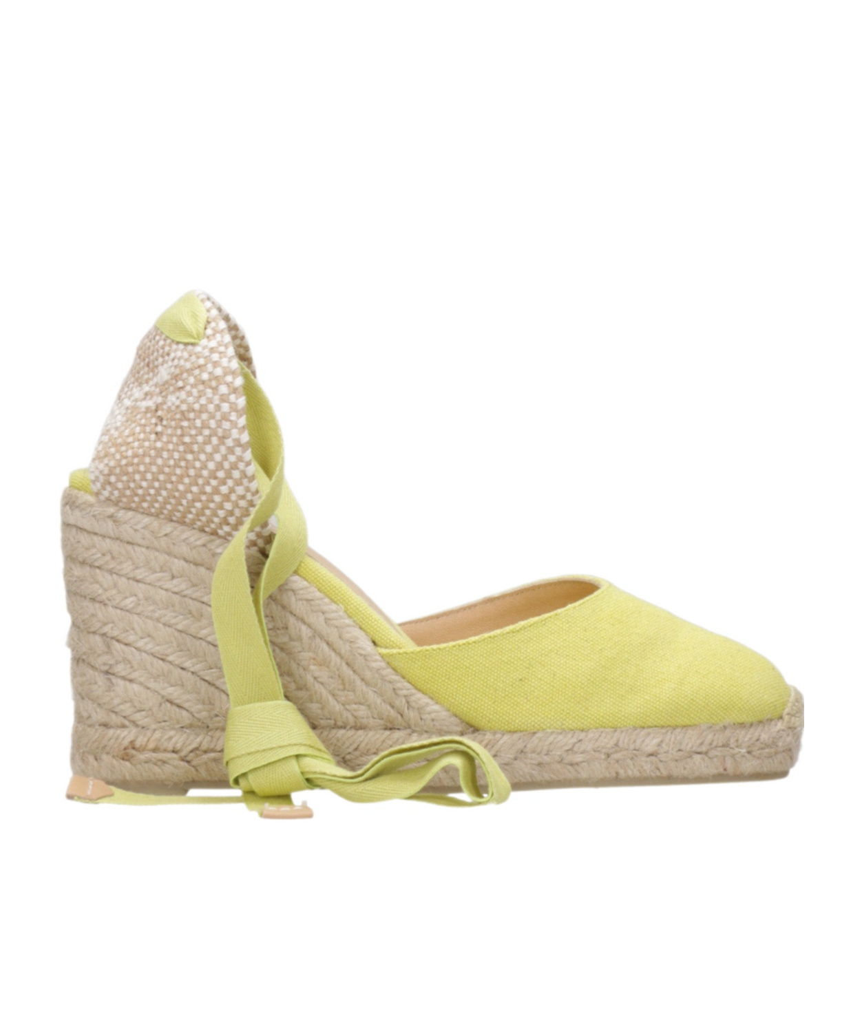 Shop Castaã±er Carina 90mm Wedge Espadrilles In Nude
