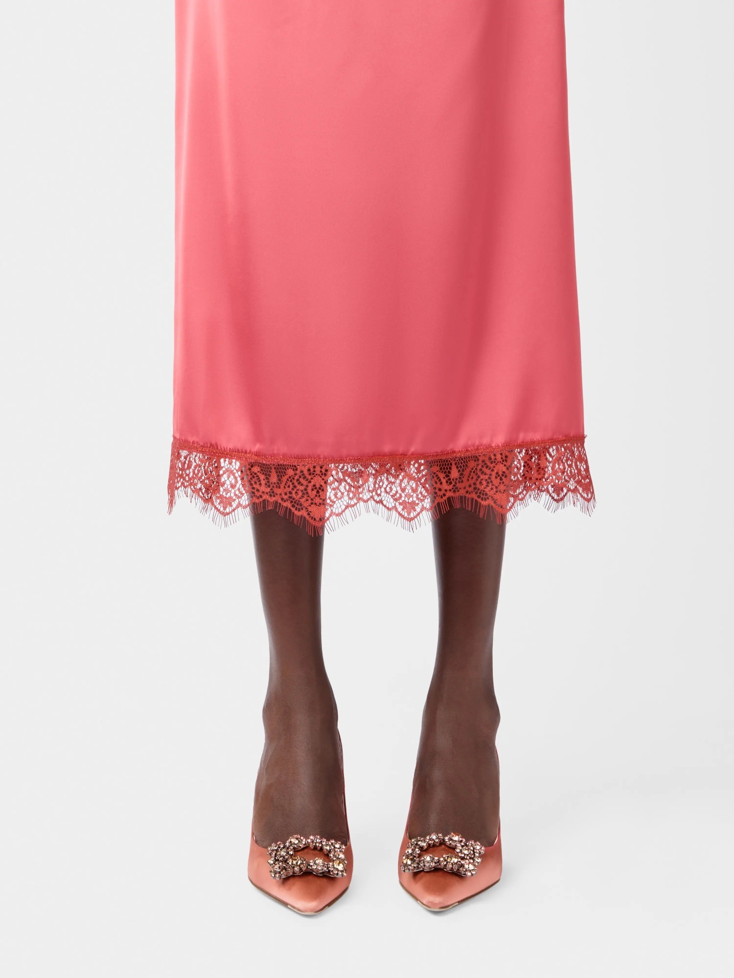 ROGER VIVIER EFFLORESCENCE PUMPS IN SATIN